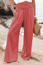 Johanna High-Waist Wide-Leg Pants