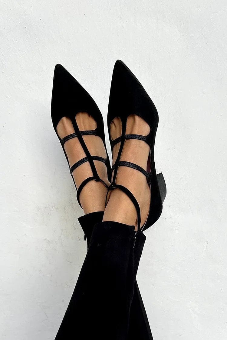 Giada | Pointed Toe Kitten Heels