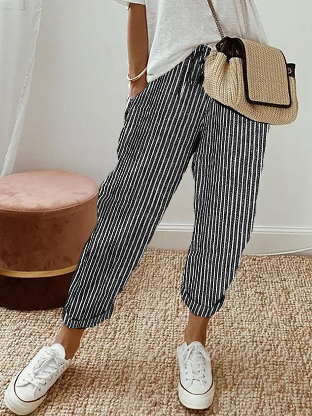 Helga Casual Linen Pants