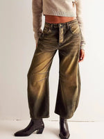 Gabriela Printed Wide-Leg Jeans