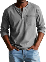 Philipp Long-Sleeve Henley Shirt