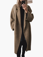 Laura Loose Fit Button-Front Coat