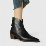 Nicole Block Heel Ankle Boots