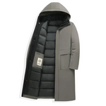 Alexander Long Quilted Hooded Winter Coat