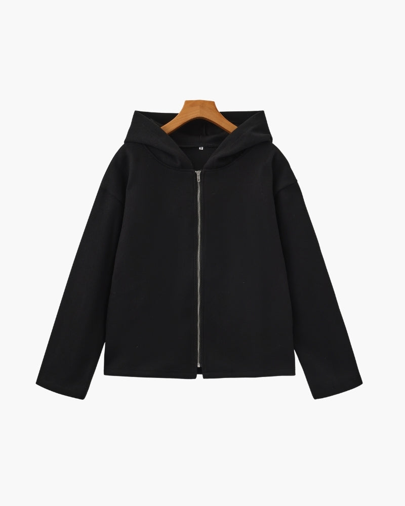 Marlow Wool Zip Coat, women's zip coat – view 12