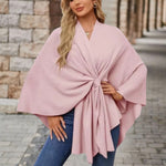 Veronika Cape-Style Top with Front Knot