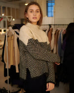Michaela Relaxed High-Neck Knit Sweater