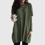 Karla Long-Sleeve Tunic Dress