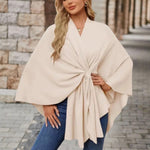 Veronika Cape-Style Top with Front Knot