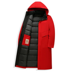 Alexander Long Quilted Hooded Winter Coat