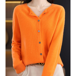 Katharina Classic Button-Front Cardigan