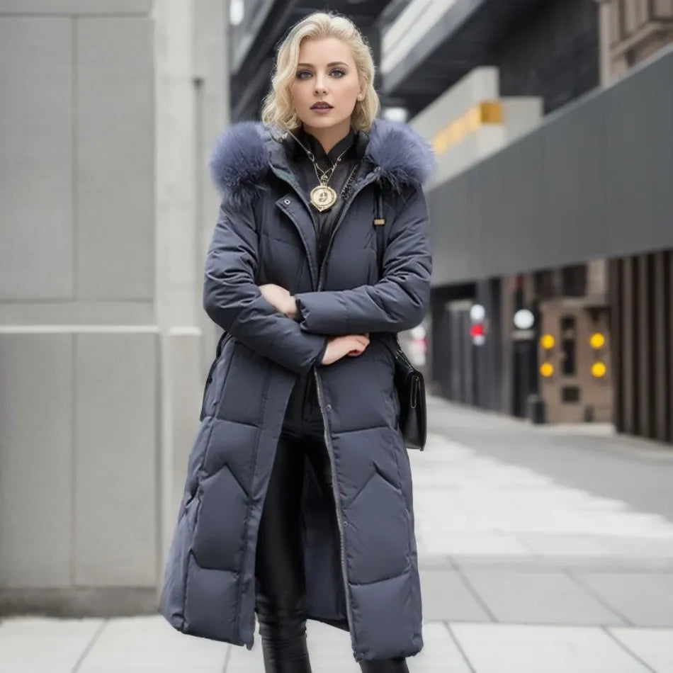 Katharina Long Quilted Down Coat