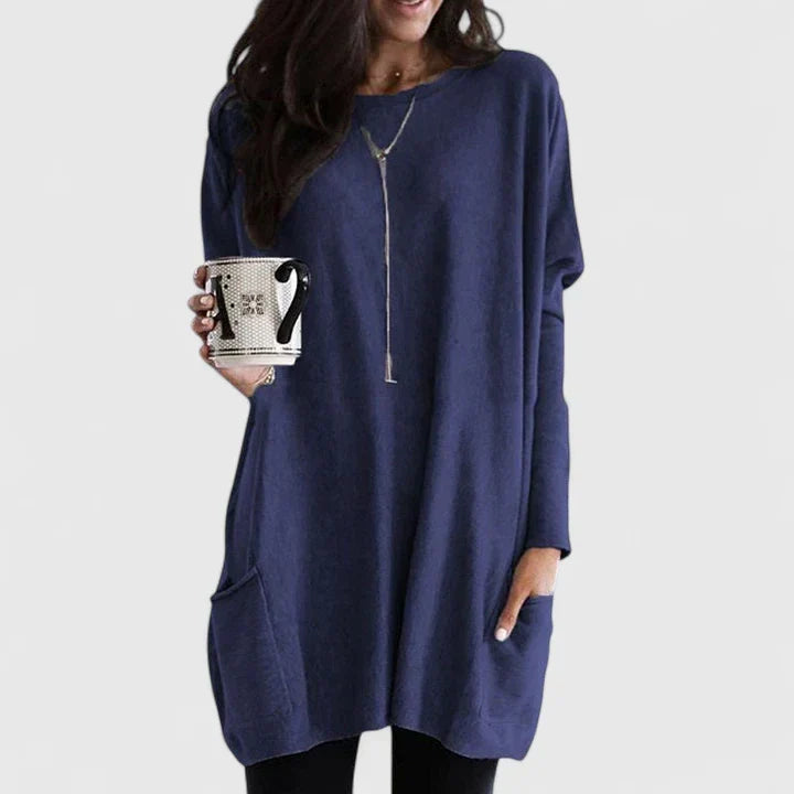 Karla Long-Sleeve Tunic Dress