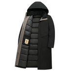 Alexander Long Quilted Hooded Winter Coat