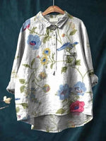 Monette | Floral Blouse, women's blouse – view 7