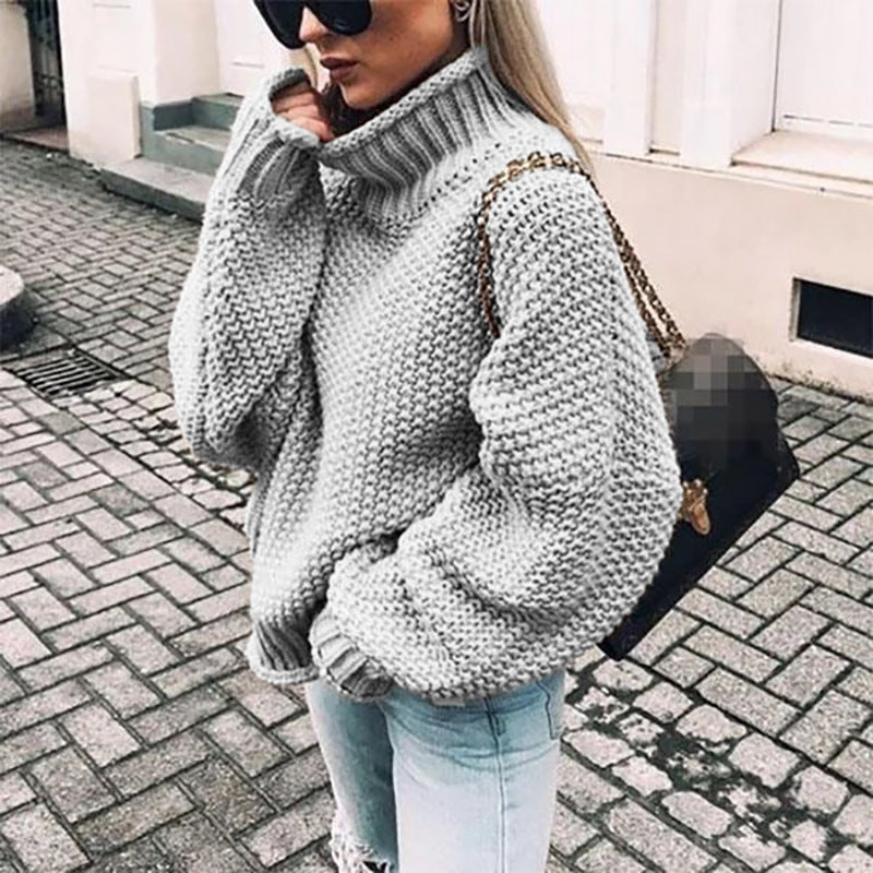 Elisa Chunky Turtleneck Sweater