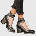 Janelis | Elegant Block Heel Pumps