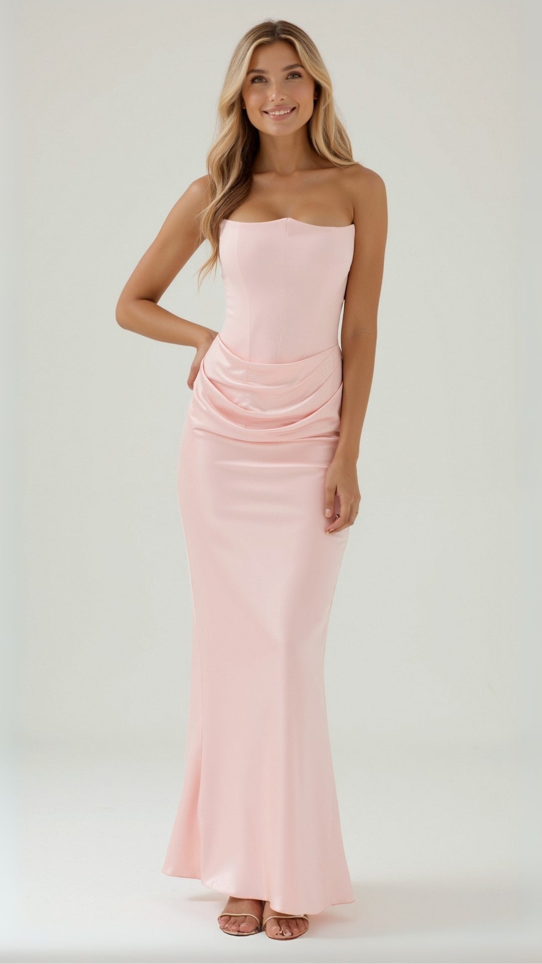 Maria Column Maxi Wedding Guest Dress