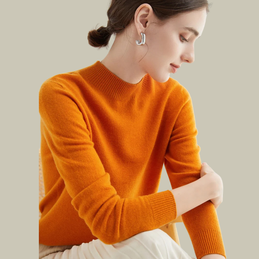 Monika Merino Wool Turtleneck Sweater
