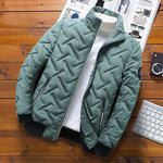 Theo Quilted Jacket with Stand Collar