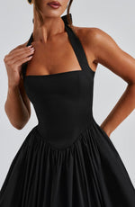 Lydia Halter Midi Wedding Guest Dress