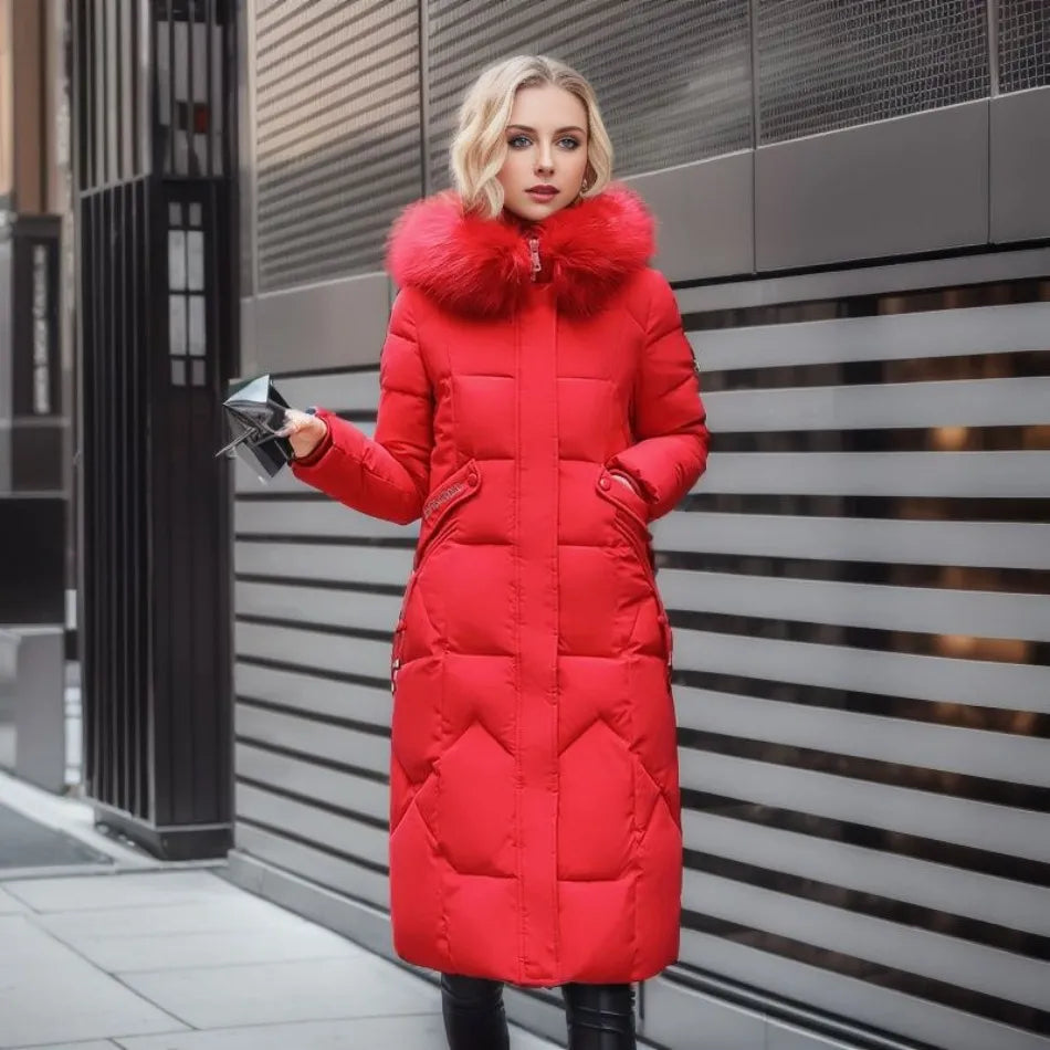 Katharina Long Quilted Down Coat