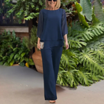 Jessica Two-Piece Summer Pants Set