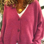 Birgit V-Neck Button Front Cardigan