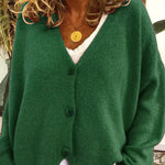 Birgit V-Neck Button Front Cardigan