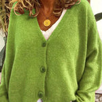 Birgit V-Neck Button Front Cardigan