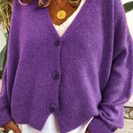 Birgit V-Neck Button Front Cardigan