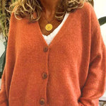 Birgit V-Neck Button Front Cardigan