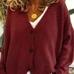Birgit V-Neck Button Front Cardigan