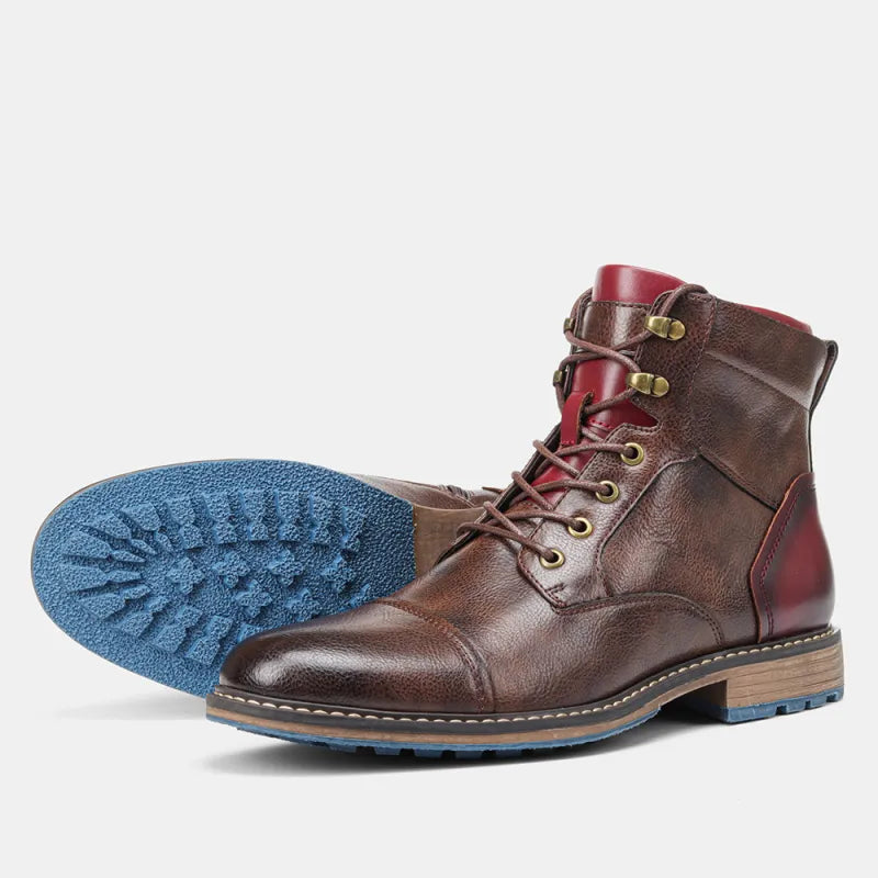 Elias Casual Lace-Up Ankle Boots