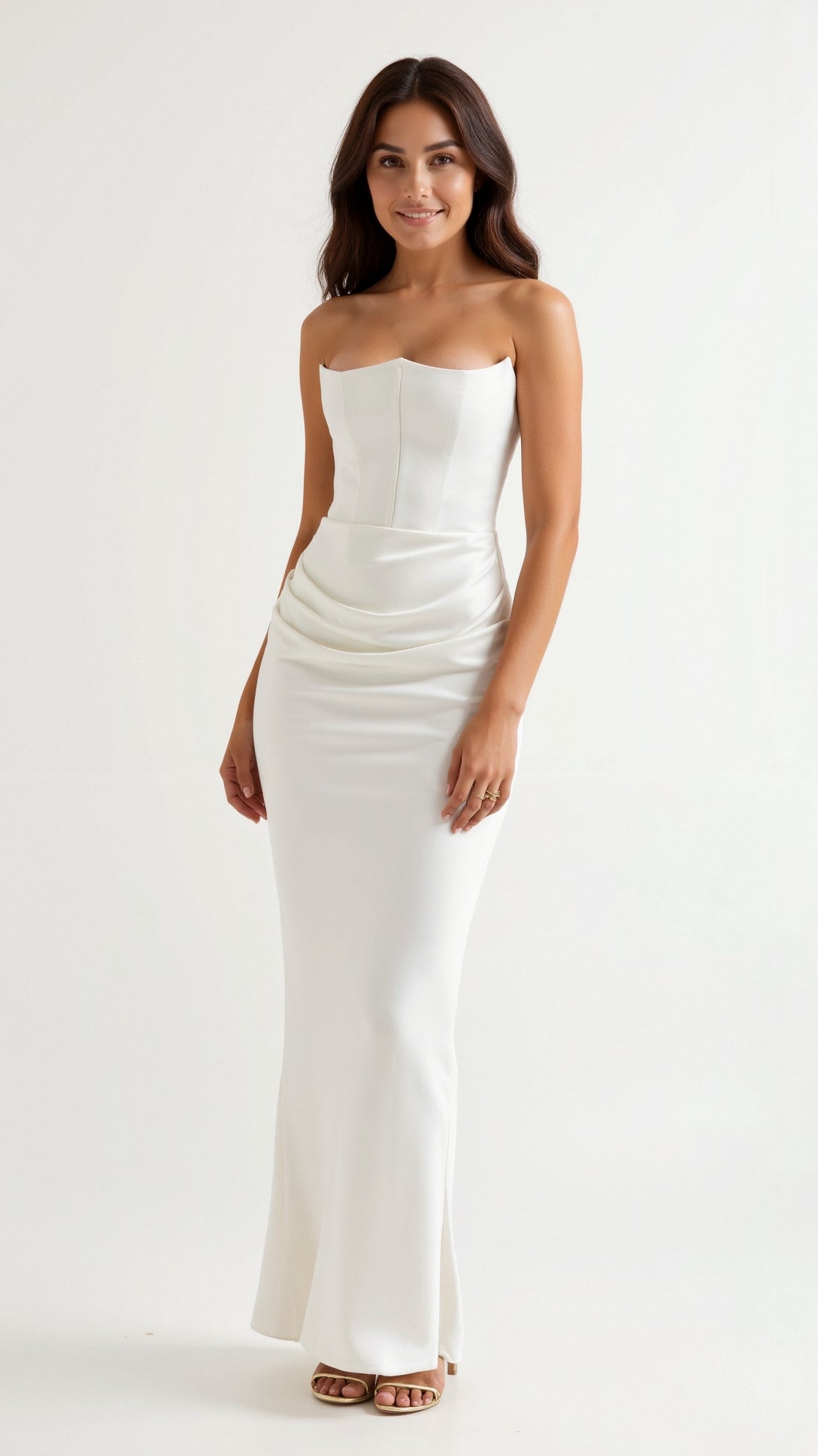 Maria Column Maxi Wedding Guest Dress