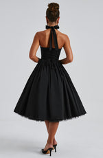 Lydia Halter Midi Wedding Guest Dress