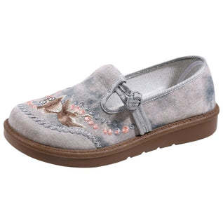 Marie Beaded Floral Embroidered Loafers