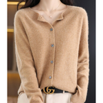 Katharina Classic Button-Front Cardigan