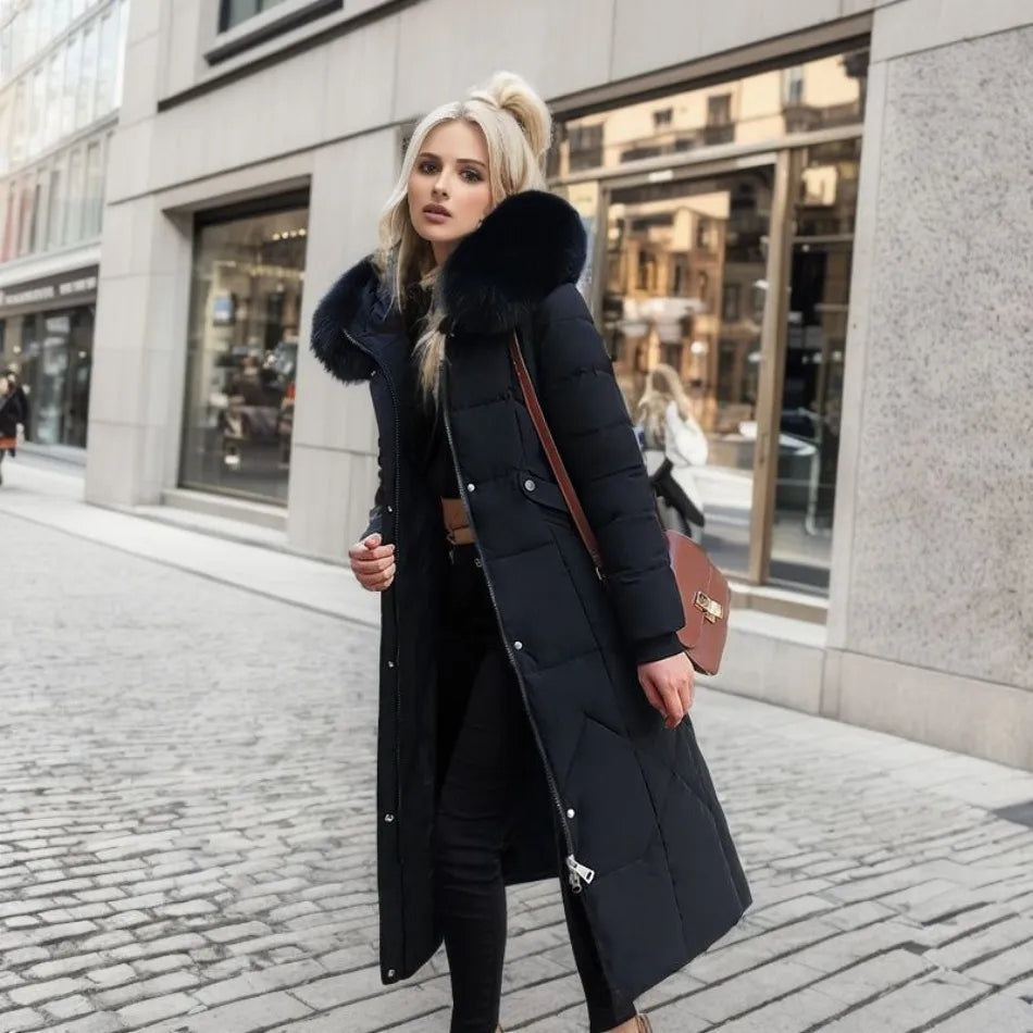 Katharina Long Quilted Down Coat