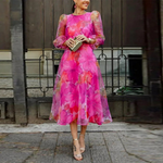 Anna Formal Floral Midi Dress
