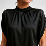 Natascha High-Neck Relaxed Mini Dress