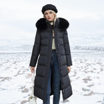 Karin Belted Hooded Quilted Coat