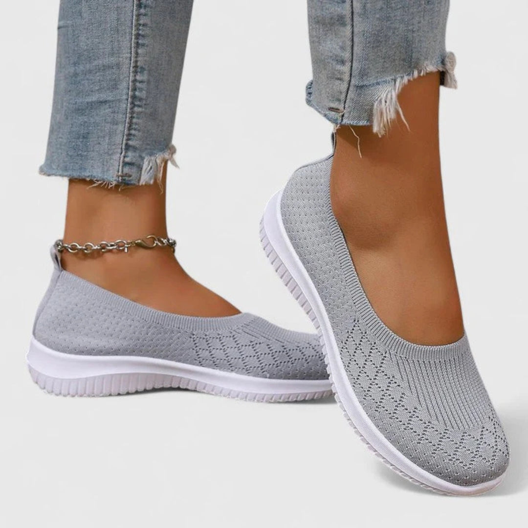 Lara Lightweight Slip-On Knit Flats