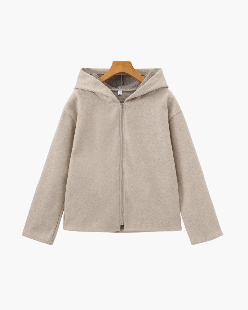 Marlow Wool Zip Coat, women's zip coat – view 1