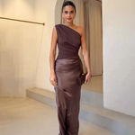 Hanna One-Shoulder Wedding Guest Evening Dress