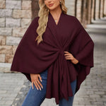 Veronika Cape-Style Top with Front Knot