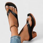 Birgit Chunky Heel Thong Sandals