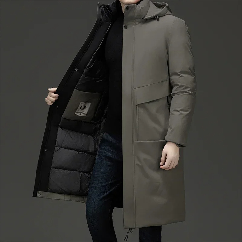 Alexander Long Quilted Hooded Winter Coat