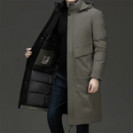 Alexander Long Quilted Hooded Winter Coat