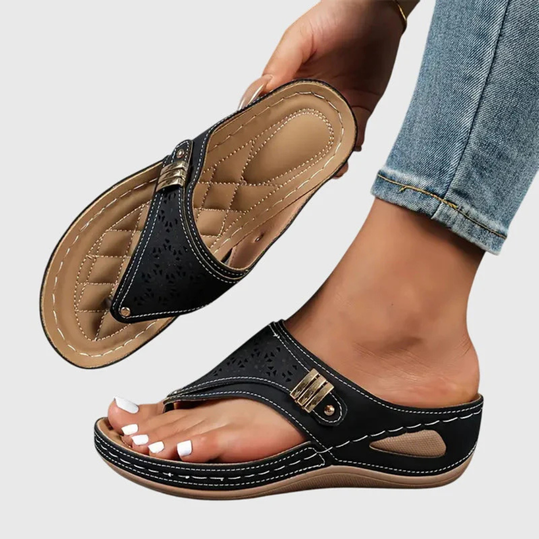 Stefanie Slip-On Flat Sandals